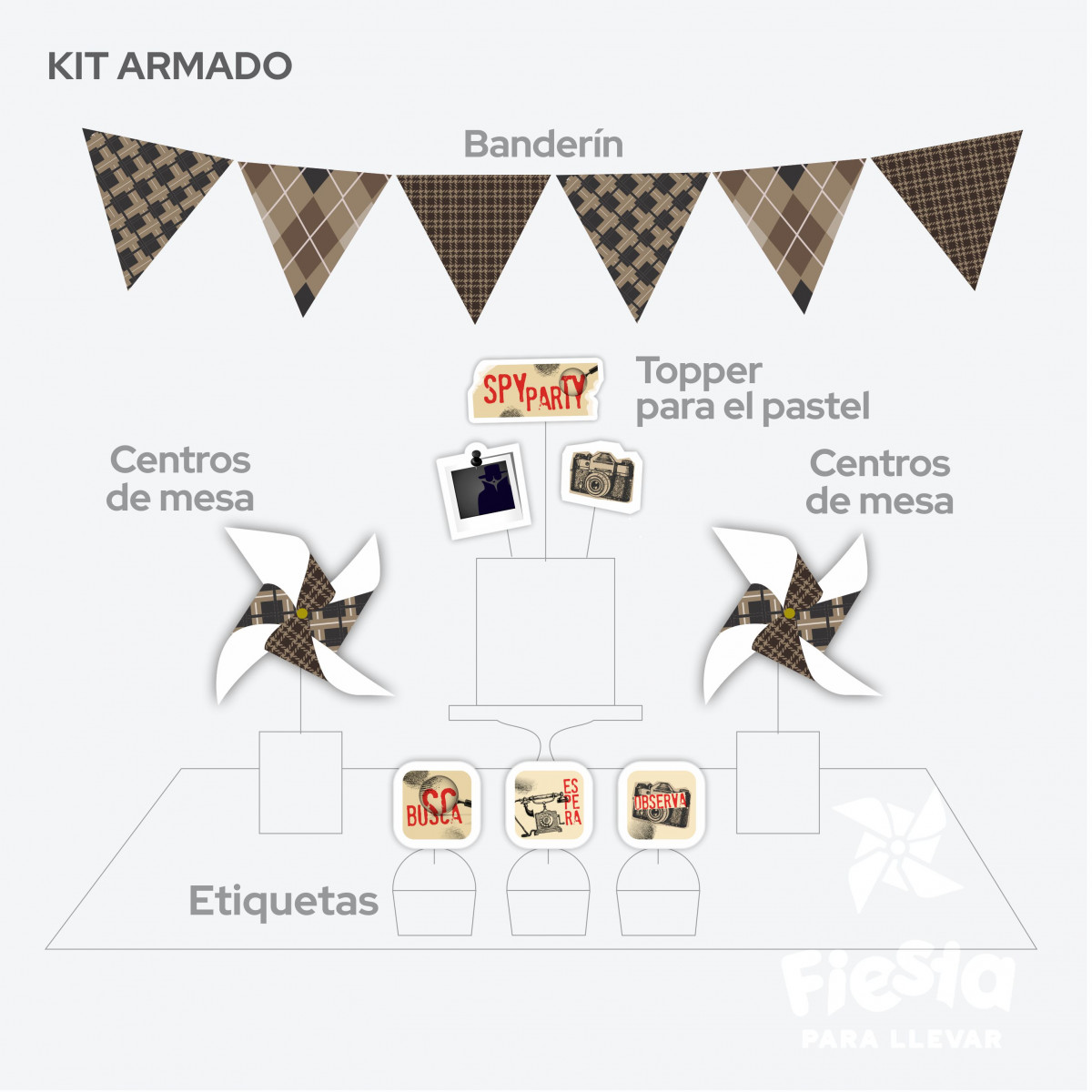 espias montado